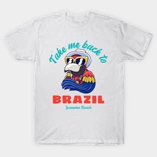 Ipanema Beach Brazil Vacation Rio De Janeiro T-Shirt